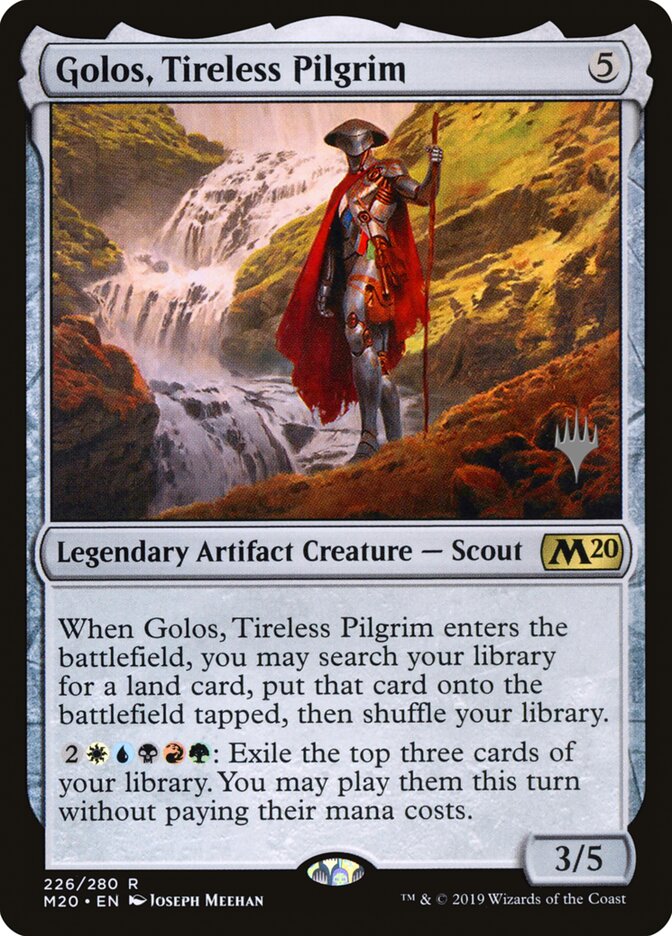 Golos, Tireless Pilgrim (226p) - Core Set 2020 Promos (PM20)