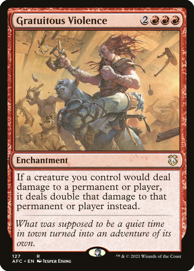 Gratuitous Violence (127) - Forgotten Realms Commander (AFC)