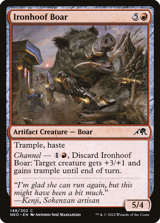 Ironhoof Boar (148) - Kamigawa: Neon Dynasty (NEO)