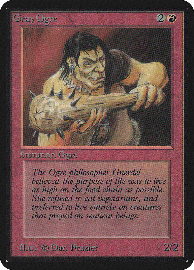Gray Ogre (156) - Limited Edition Alpha (LEA)
