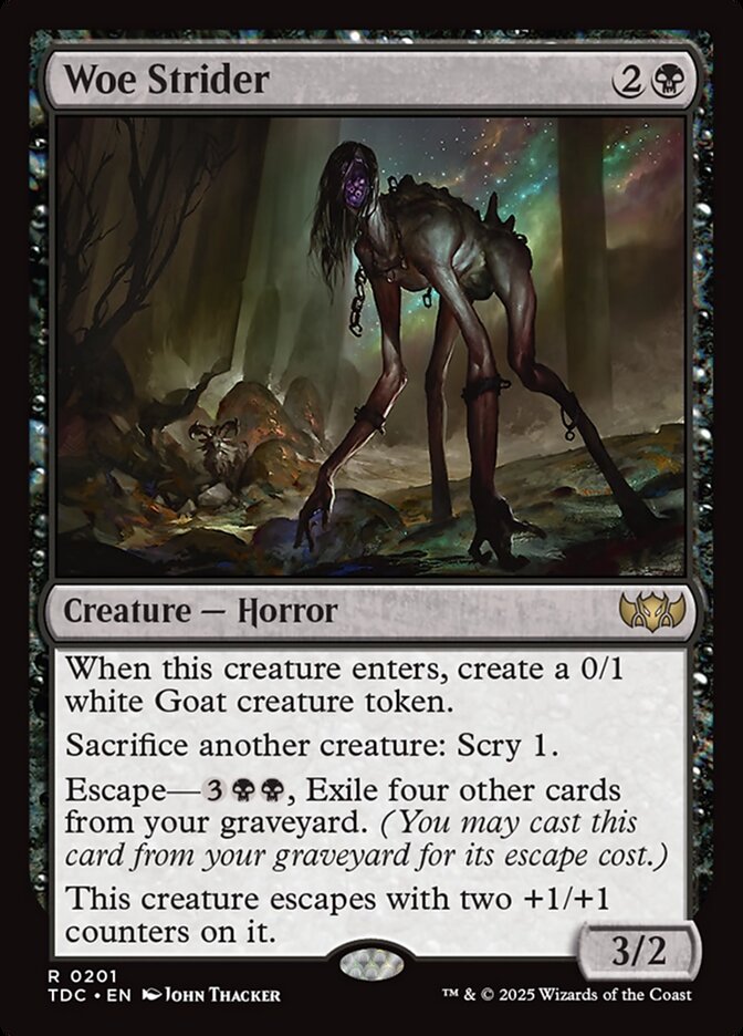 Woe Strider (201) - Tarkir: Dragonstorm Commander (TDC)