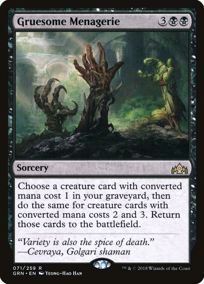 Gruesome Menagerie (71) - Guilds of Ravnica (GRN)