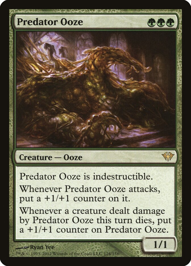 Predator Ooze (124) - Dark Ascension (DKA)