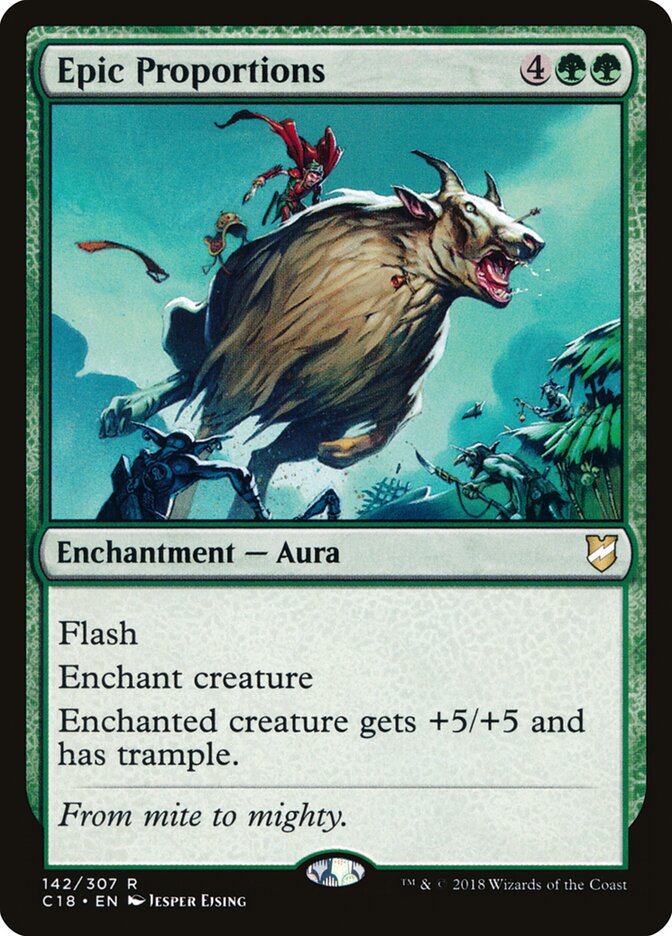 Epic Proportions (142) - Commander 2018 (C18)