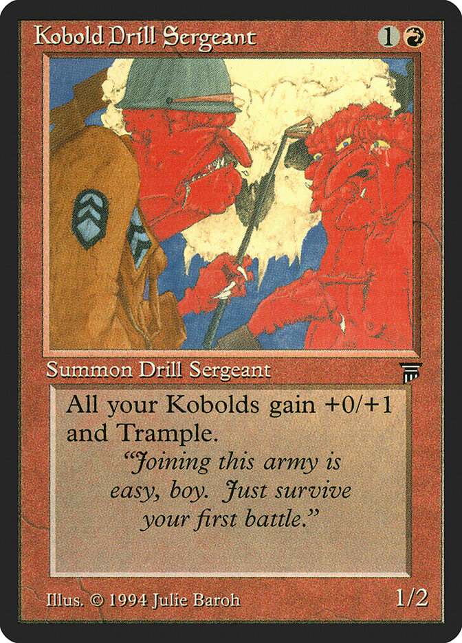 Kobold Drill Sergeant (154) - Legends (LEG)