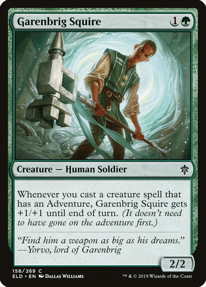 Garenbrig Squire (158) - Throne of Eldraine (ELD)