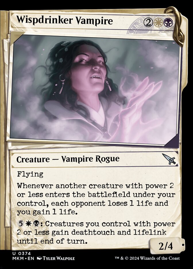 Wispdrinker Vampire (374) - Murders at Karlov Manor (MKM)