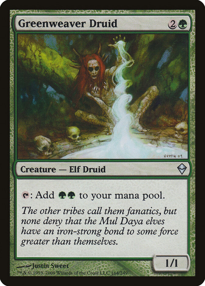 Greenweaver Druid (164) - Zendikar (ZEN)