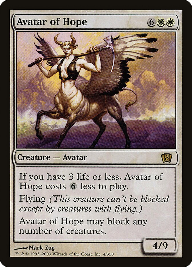 Avatar of Hope (4) - Eighth Edition (8ED)