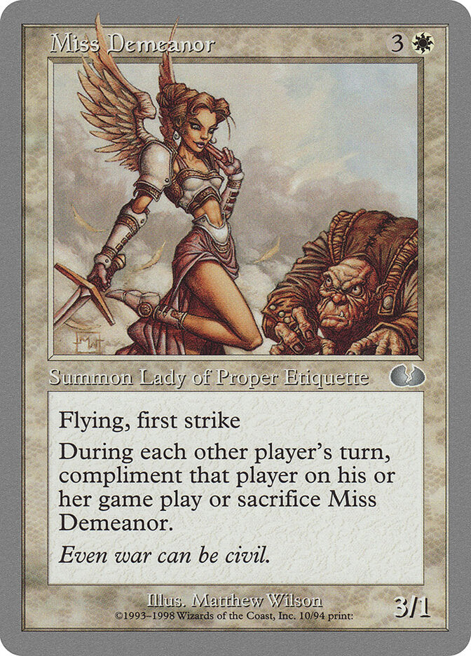Miss Demeanor (10) - Unglued (UGL)