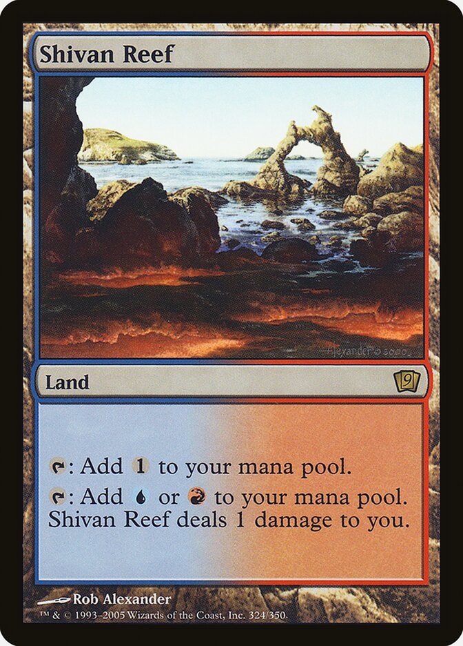 Shivan Reef (324) - Ninth Edition (9ED)
