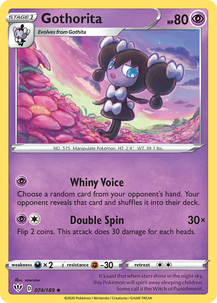 Gothorita (74/189) - Darkness Ablaze (DAA)
