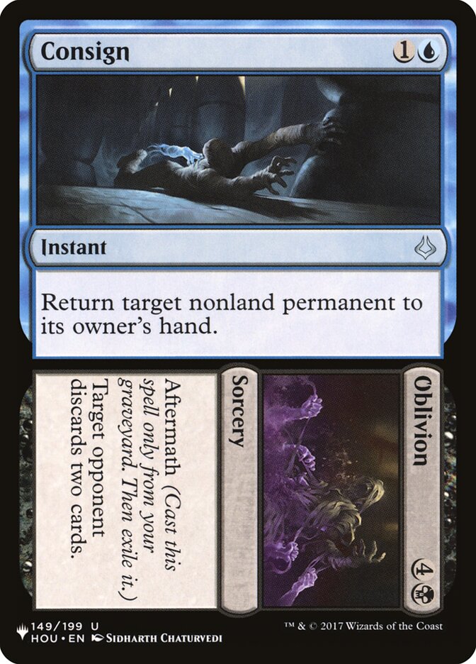 Consign // Oblivion (HOU-149) - The List (PLST)