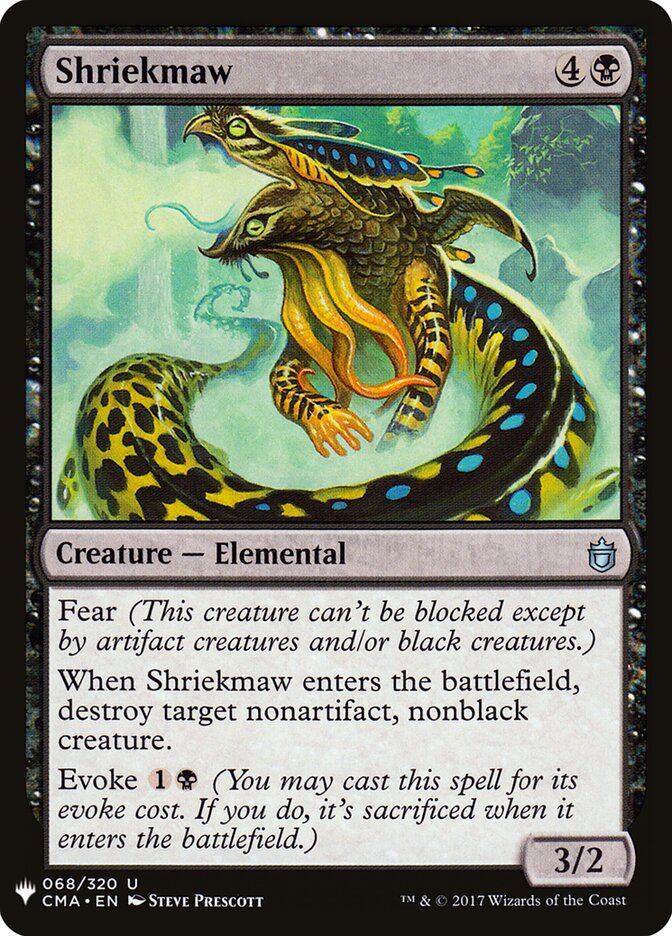 Shriekmaw (CMA-68) - The List (PLST)