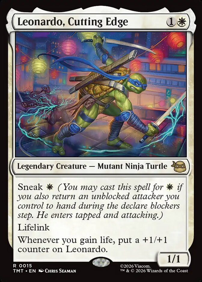 Leonardo, Cutting Edge (15) - Teenage Mutant Ninja Turtles (TMT)