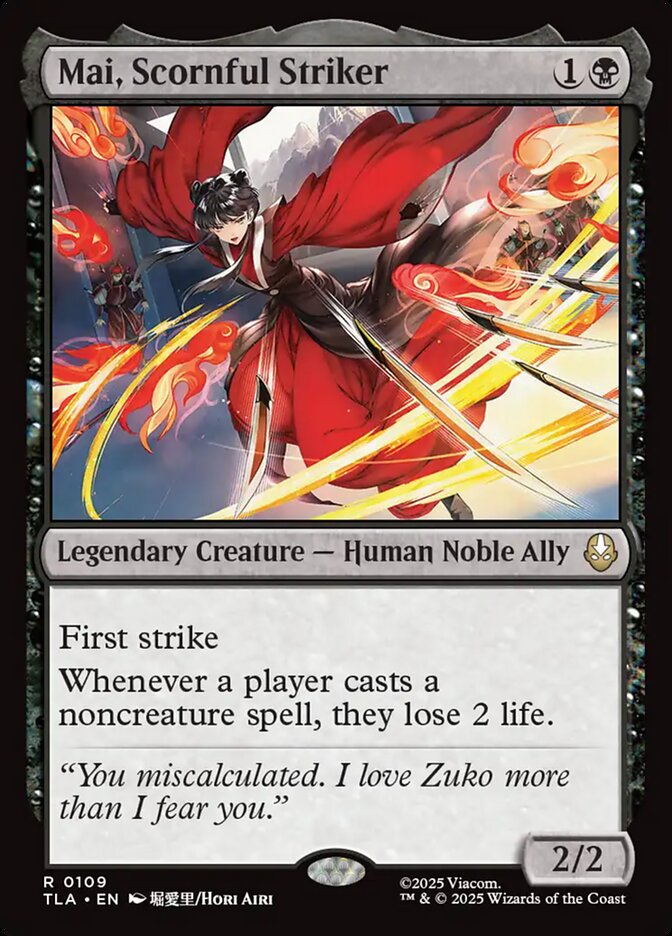 Mai, Scornful Striker (109) - Avatar: The Last Airbender (TLA)