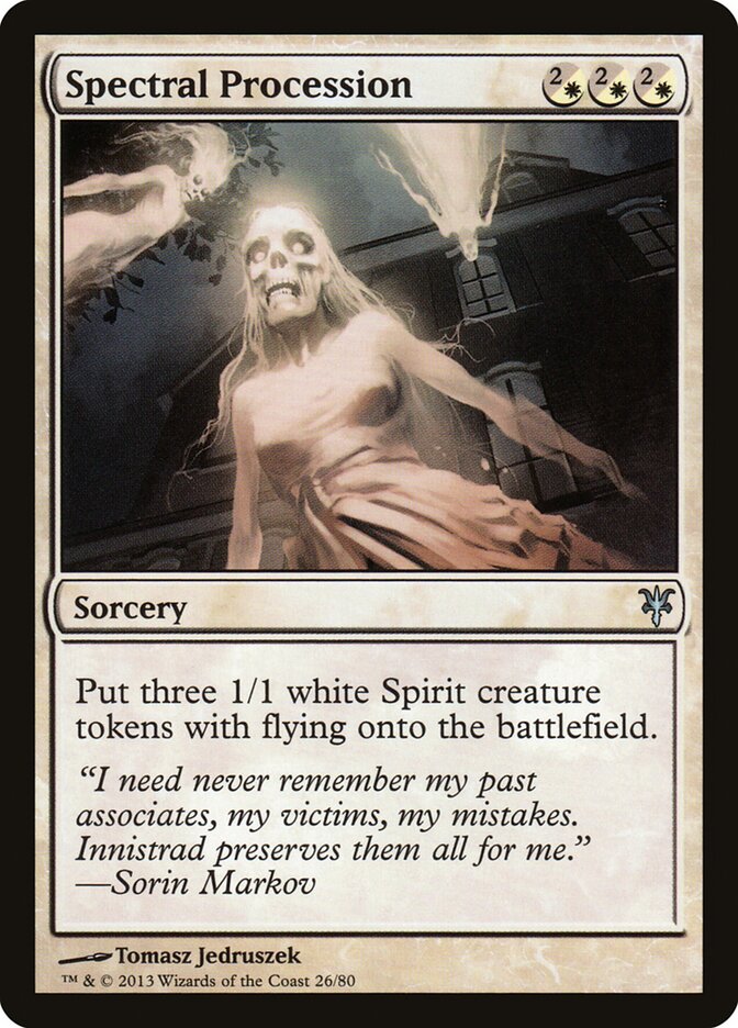 Spectral Procession (26) - Duel Decks: Sorin vs. Tibalt (DDK)