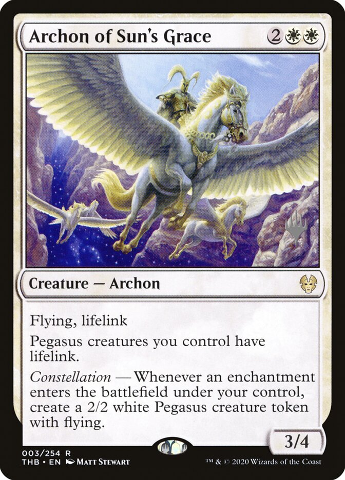Archon of Sun's Grace (3p) - Theros Beyond Death Promos (PTHB)