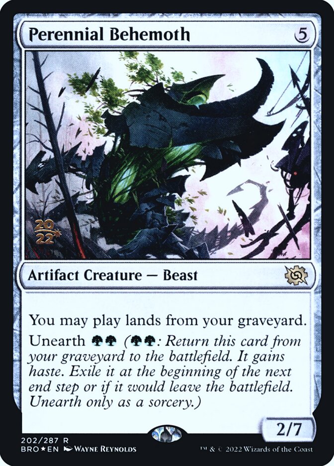Perennial Behemoth (202s) - The Brothers' War Promos (PBRO)