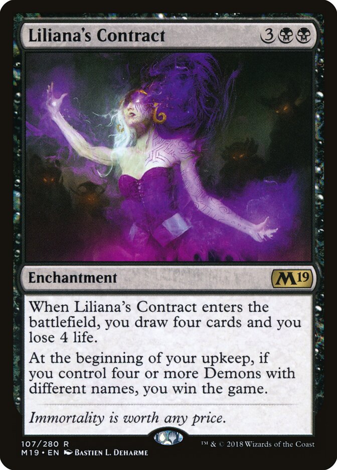 Liliana's Contract (107) - Core Set 2019 (M19)