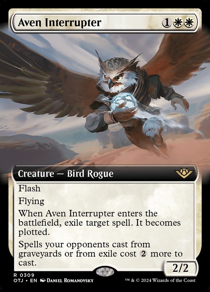 Aven Interrupter (309) - Outlaws of Thunder Junction (OTJ)