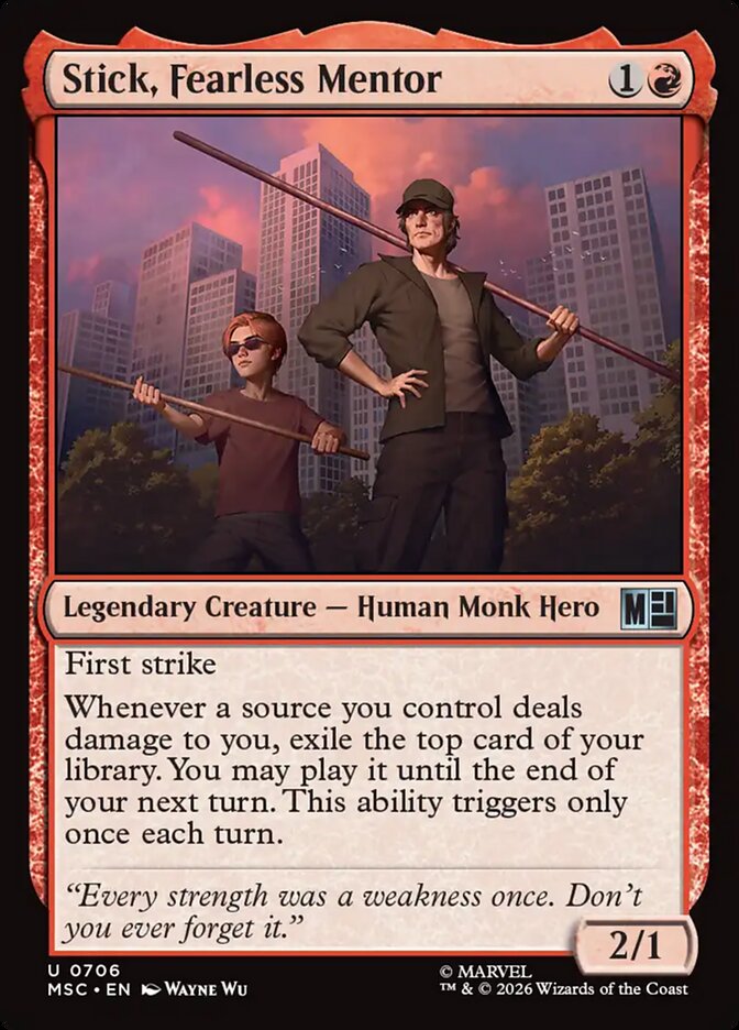 Stick, Fearless Mentor (706) - Marvel Super Heroes Commander (MSC)
