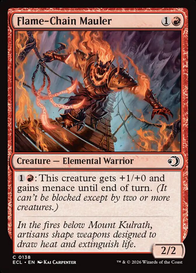 Flame-Chain Mauler (138) - Lorwyn Eclipsed (ECL)