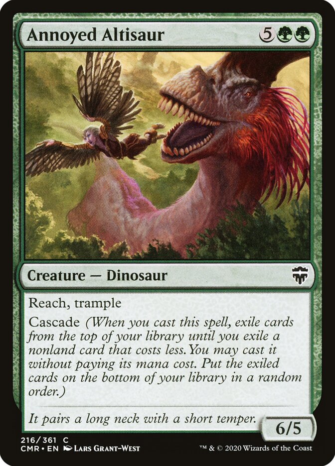 Annoyed Altisaur (216) - Commander Legends (CMR)