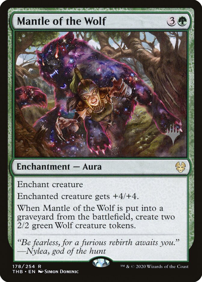 Mantle of the Wolf (178p) - Theros Beyond Death Promos (PTHB)