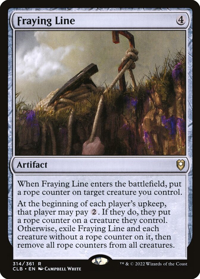 Fraying Line (314) - Commander Legends: Battle for Baldur's Gate (CLB)