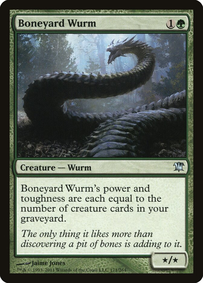 Boneyard Wurm (171) - Innistrad (ISD)