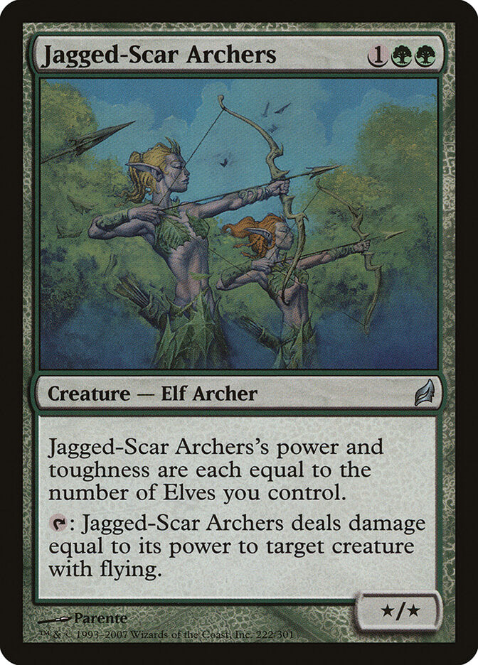 Jagged-Scar Archers (222) - Lorwyn (LRW)