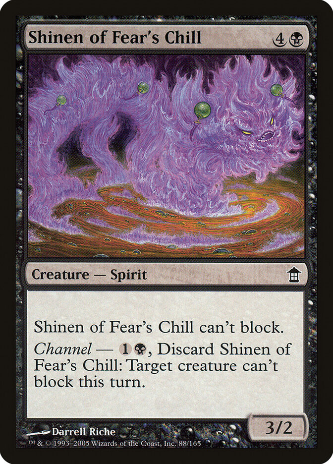 Shinen of Fear's Chill (88) - Saviors of Kamigawa (SOK)