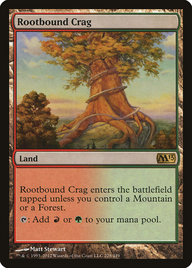 Rootbound Crag (228) - Magic 2013 (M13)
