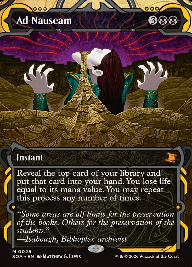 Ad Nauseam (25) - Secrets of Strixhaven Mystical Archive (SOA)