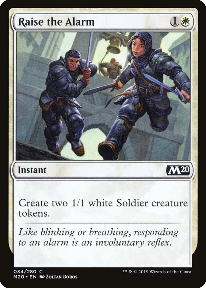 Raise the Alarm (34) - Core Set 2020 (M20)