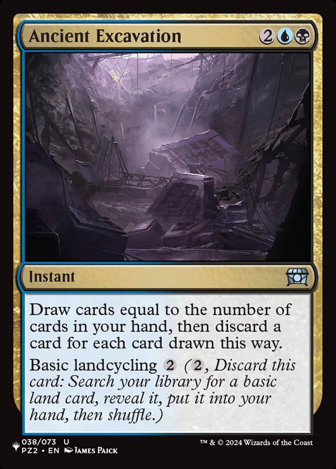 Ancient Excavation - The List (PLST)