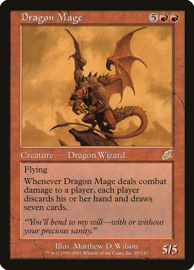 Dragon Mage (87) - Scourge (SCG)