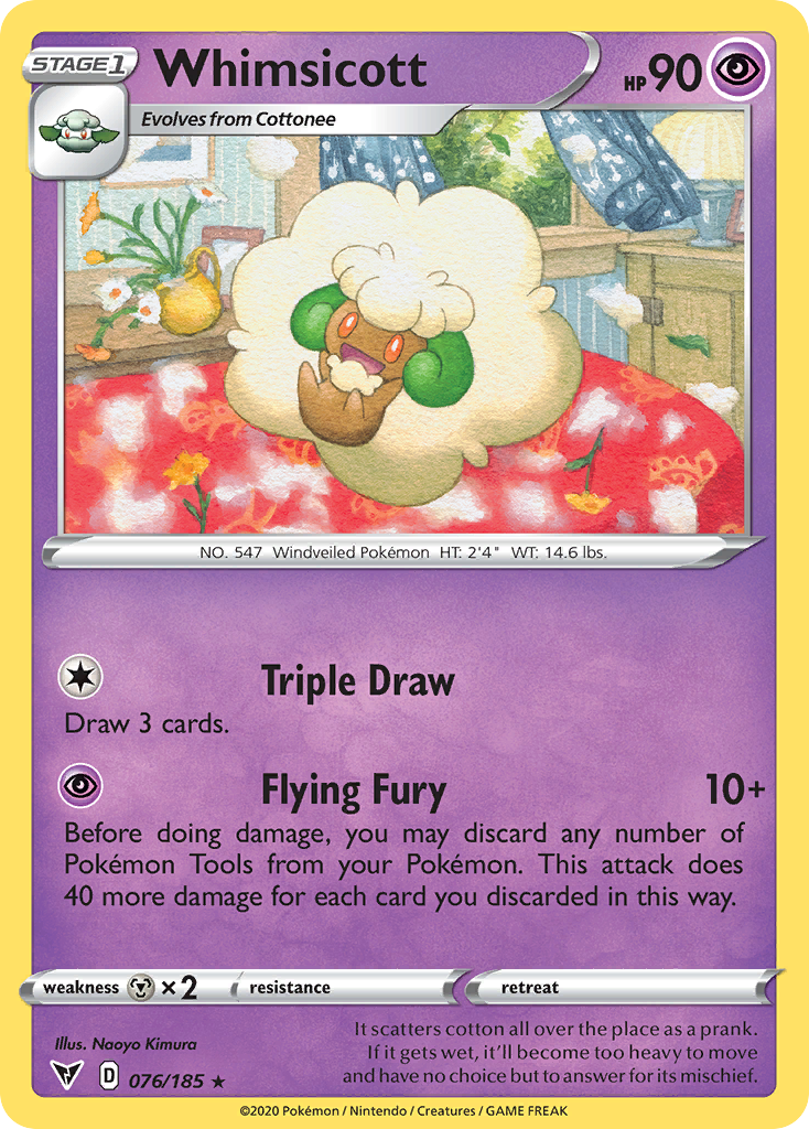 Whimsicott (76/185) - Vivid Voltage (VIV)