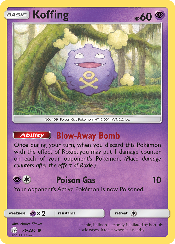 Koffing (76/236) - Cosmic Eclipse (CEC)