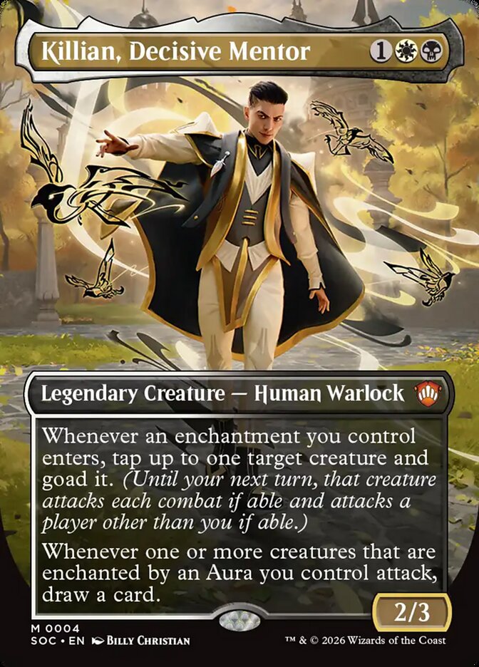 Killian, Decisive Mentor (4) - Secrets of Strixhaven Commander (SOC)