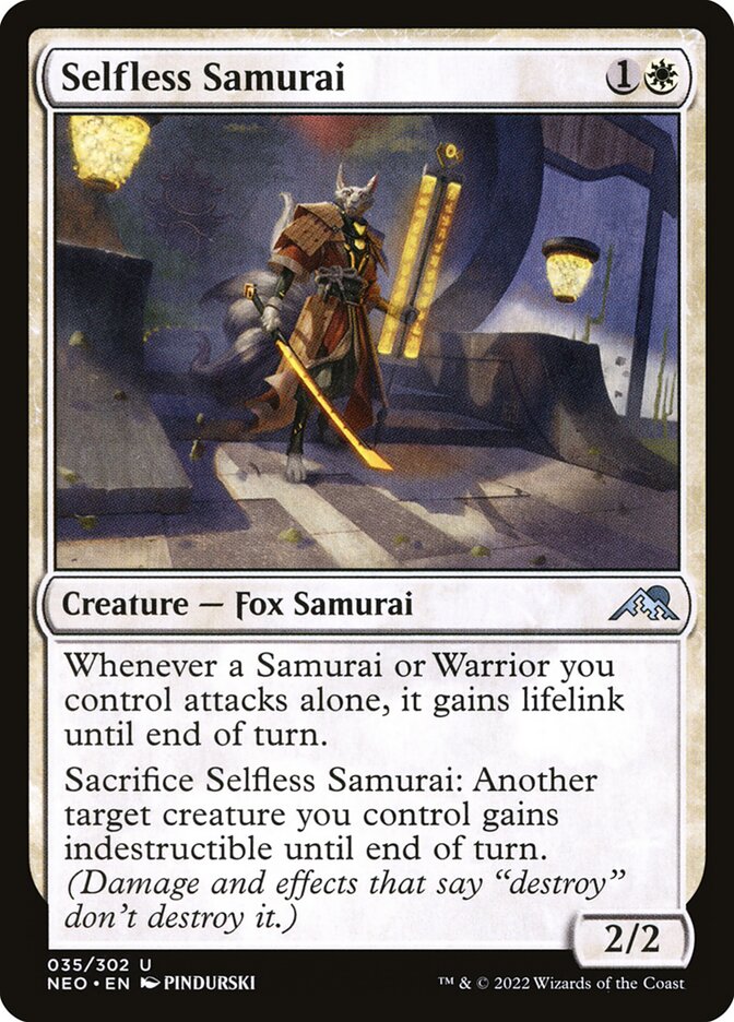 Selfless Samurai (35) - Kamigawa: Neon Dynasty (NEO)