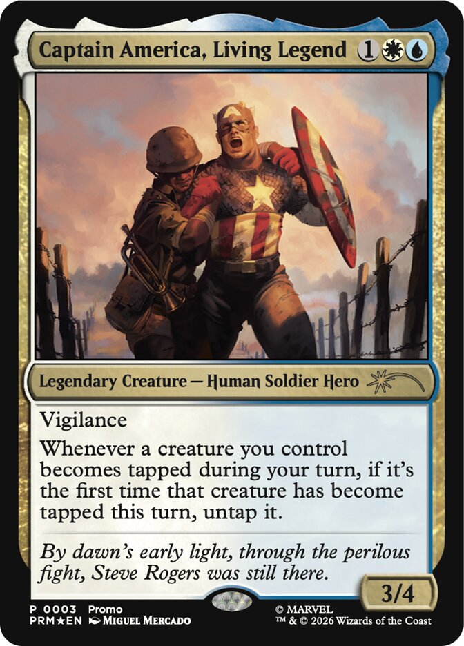 Captain America, Living Legend (2026-16) - Media and Collaboration Promos (PMEI)