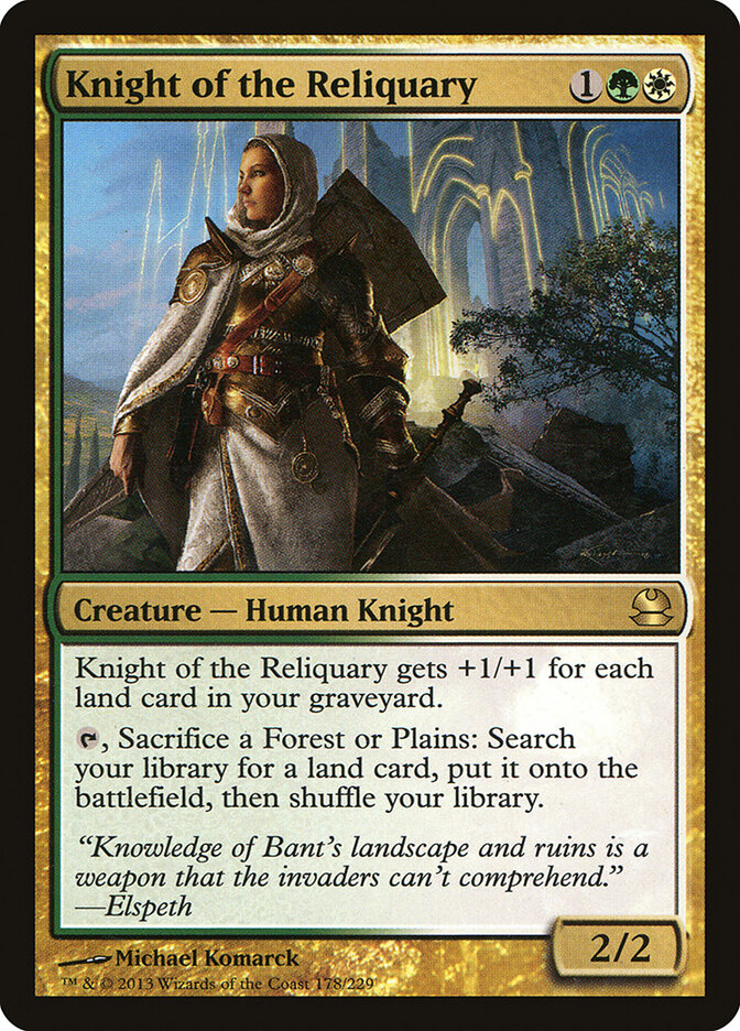 Knight of the Reliquary (178) - Modern Masters (MMA)