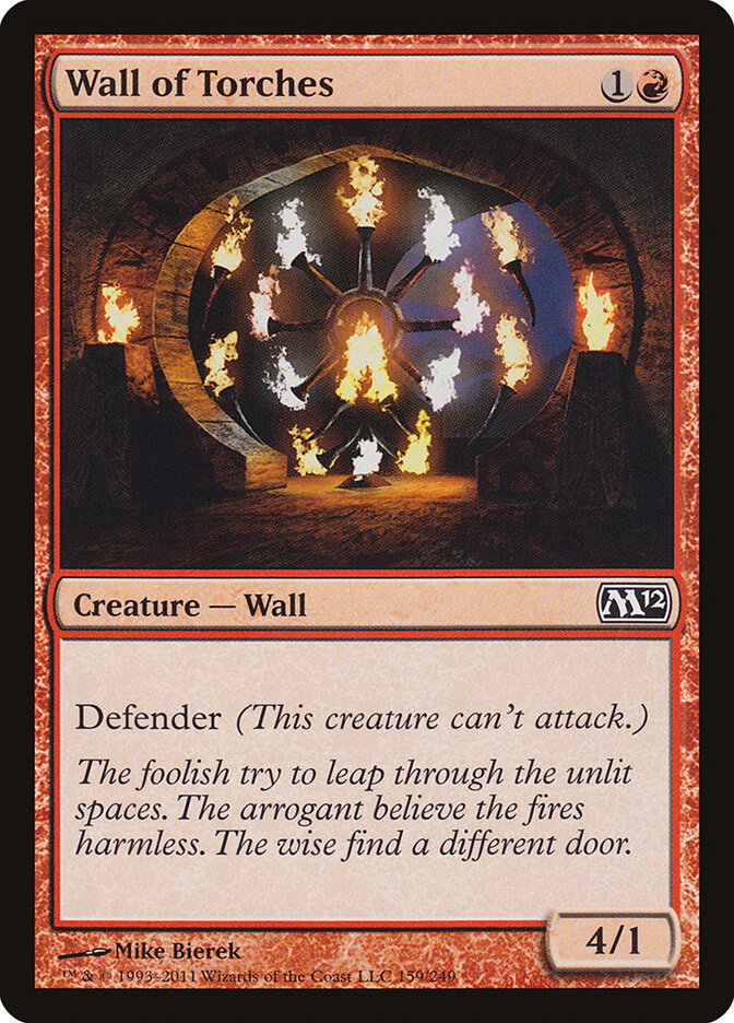 Wall of Torches (159) - Magic 2012 (M12)