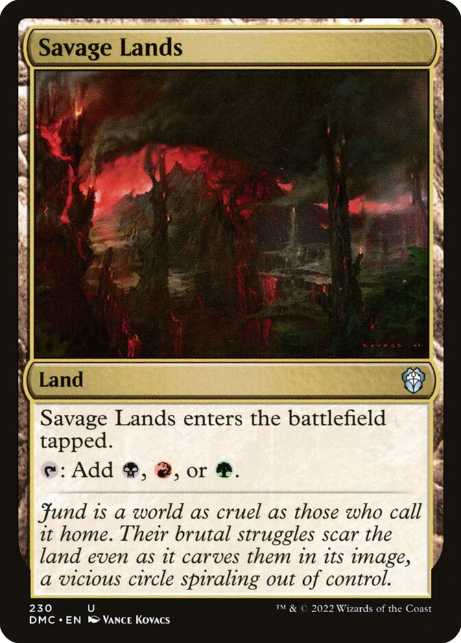 Savage Lands (230) - Dominaria United Commander (DMC)