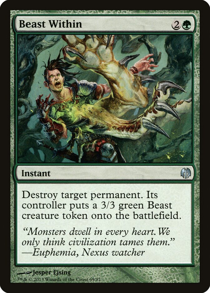 Beast Within (69) - Duel Decks: Heroes vs. Monsters (DDL)