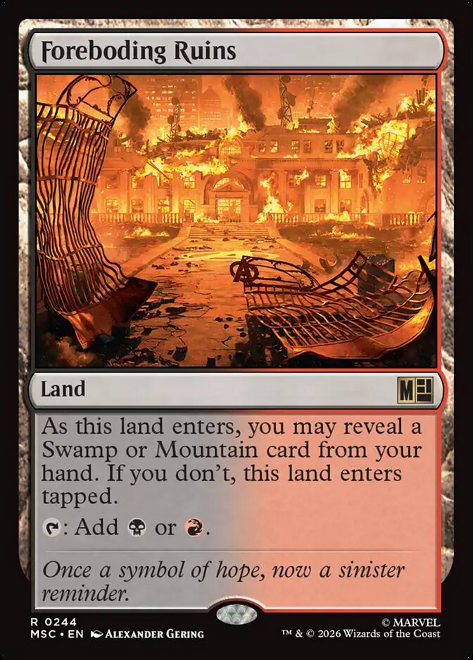Foreboding Ruins (244) - Marvel Super Heroes Commander (MSC)