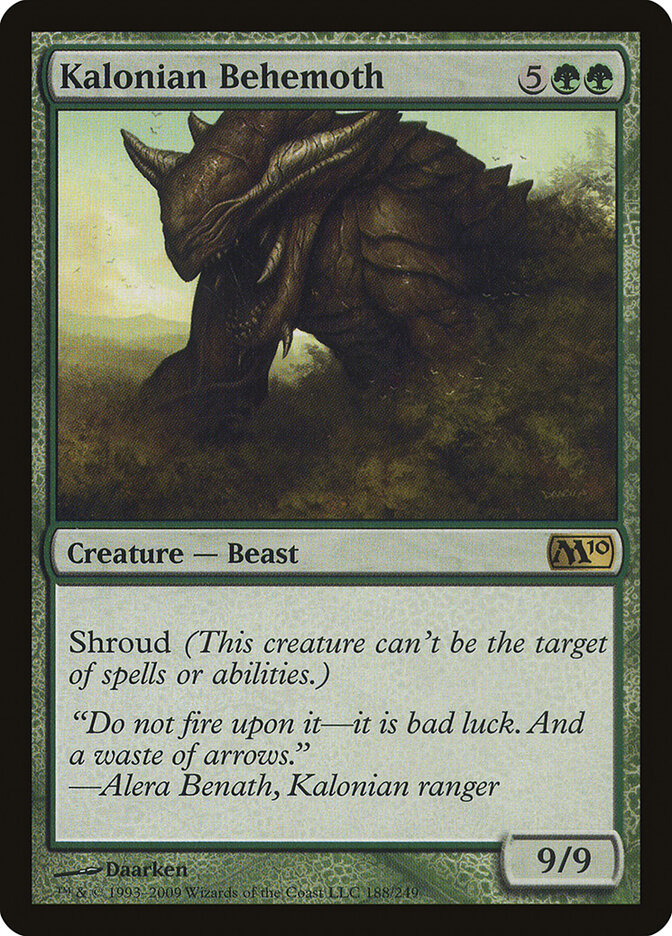 Kalonian Behemoth (188) - Magic 2010 (M10)