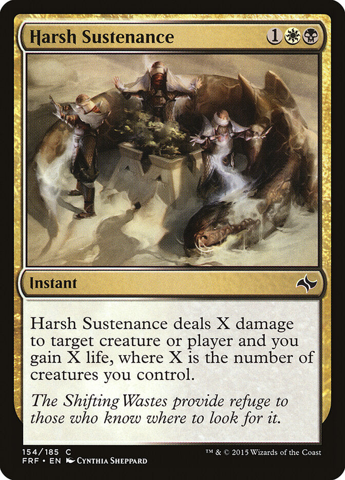 Harsh Sustenance (154) - Fate Reforged (FRF)
